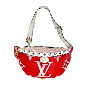 Louis Vuitton Rouge Monogram Giant Bum Bag
